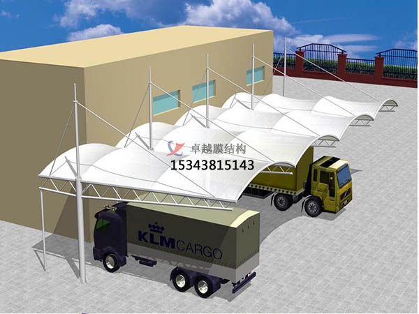 鎮(zhèn)遠膜結構停車棚【遮陽棚廠家】生產設計